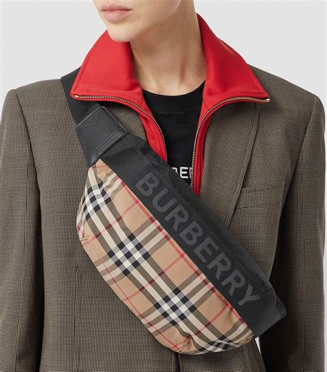 burberry check belt pack|Burberry medium belt bag.